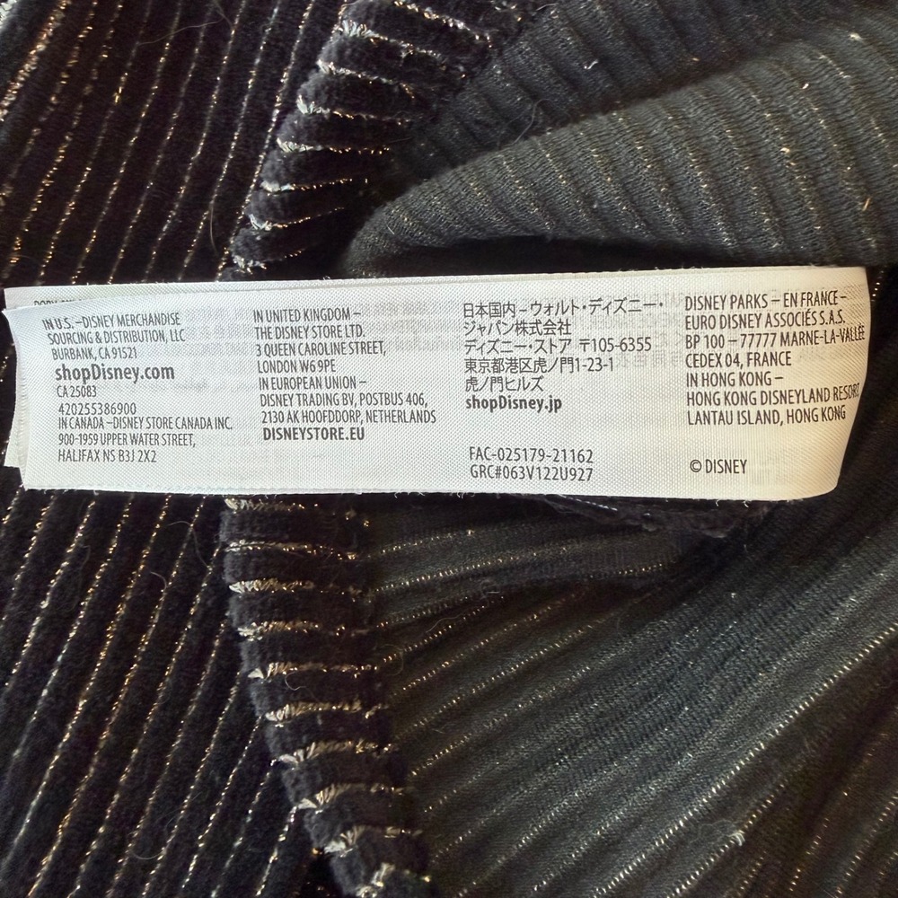 Disney World 50th Anniversary Spirit Jersey Velour Hoodie Black Gold Medium Luxe - Picture 13 of 13